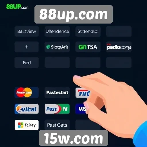 Explorando os métodos de pagamento disponíveis no 88up.com